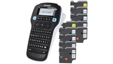Drukarka DYMO Label Manager LM160 + 10 kolorowych taśm w zestawie