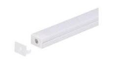 Zaślepka PCV Line Slim Extra biała z otworem