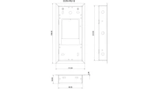 Ramka podtynkowa CDN-R2-S mała do CDNP7