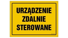 ZNAK - OA182 Urządzenie zdalnie sterowane 45 x 32 cm FN - Folia samoprzylepna