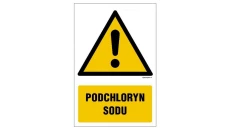 ZNAK - GF054 Podchloryn sodu 50 x 75 cm FN - Folia samoprzylepna