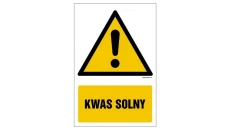 ZNAK - GF053 Kwas solny 20 x 30 cm PS - Płyta 1mm foto.