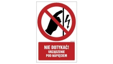 ZNAK - GC064 Zakaz wjazdu na rowerach 30 x 45 cm TS - Płyta TD foto.