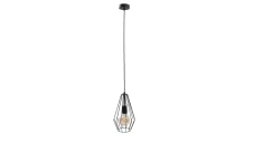 Lampa wisząca loftowa 1xE27 LEX BLACK