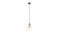 Lampa wisząca loftowa 1xE27 TAHO GOLD