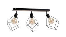 Spot loftowy 3xE27 RUBEN WOOD