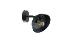 Spot nowoczesny 1xE27 FAUN BLACK