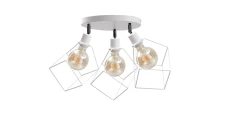 Spot loftowy 3x E27 RUBEN WHITE