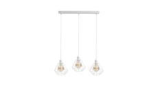 Lampa wisząca loftowa 3xE27 FOSKAL WHITE