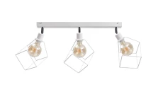 Spot loftowy 3xE27 RUBEN WHITE