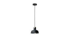 Lampa wisząca nowoczesna 1xE27 HEBE BLACK