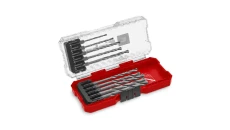 ZESTAW WIERTEŁ KRĘTYCH DO KAMIENIA 10SZT S-CASE 49108743