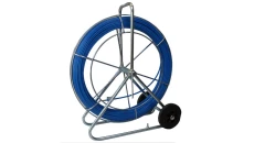 Włókno szklane do przeciągania kabli i przewodów 11mm / 100m - niebieskie, STALKA DO ZACIĄGANIA KABLIWS 11/100