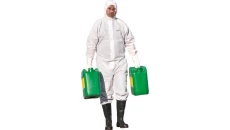 Kombinezon jednorazowy z kapturem - typ 5 - typ 6 DT215, kolor: biały, rozmiar: XXL / DT215XX