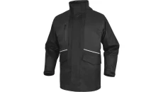 Kurtka 5 w 1 z poliestru pongee powlekanego PVC ALASKA3, kolor: czarno-szary, rozmiar: XL / ALAS3NGXG