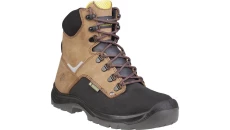 Trzewiki z kruponu i dwoiny bydlęcej powlekane PU - ATACAMA S3 SRC, kolor: brązowy, rozmiar: 45 / ATACAS3MA45