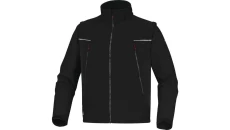 Bluza softshell z poliestru i elastanu, 3 warstwy laminowane ORSA, kolor: czarny, rozmiar: L / ORSANOGT