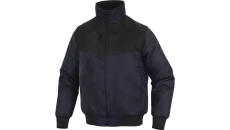 Wiatrówka z poliestru oxford powlekanego PU z odpinanymi rękawami RENO2, kolor: granatowo-czarny, rozmiar: L / RENO2MNGT