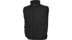 Kamizelka z wieloma kieszeniami z poliestru i bawełny SIERRA2, kolor: czarny, rozmiar: 3XL / SIER2NO3X