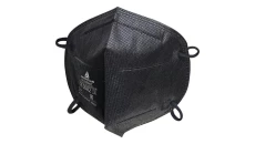 Opakowanie 30 półmasek jednorazowych FFP2 - składane pionowo M1202BH, kolor: czarny, rozmiar: Uniwersalny / M1202BHNC