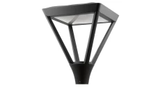 Oprawa parkowa 45W 230V 50-60Hz 3630lm 4000K IK10 IP65 czarna VIENNA SQUARE