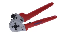 Zaciskarka z matrycą czterotrzpieniową do zagniatania styków wtykowych okrągłych / 0,14 - 6 mm² /