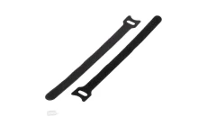 Opaska taśma trytytka zaciskowa kablowa wielokrotnego użytku z rzepem czarna 150x12mm 5szt / 18208