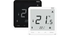 TECH R-8PB PLUS - Regulator pokojowy bezprzewodowy bateryjny dopuszkowy kolor biały