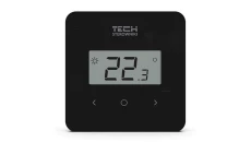 SINUM R-S2 Regulator pokojowy przewodowy kolor czarny