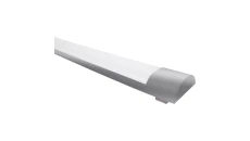 Oprawa sufitowa Cristal 35W LED, 4550lm, 4000K, L:120cmW:8cm, biała/srebrna / 11321