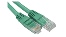 Patchcord UTP kat.5e kabel sieciowy LAN 2x RJ45 linka zielony 3m