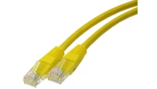 Patchcord UTP kat.6 kabel sieciowy LAN 2x RJ45 linka żółty 2m