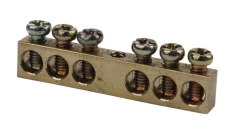 MOSTEK ZEROWY LISTWA ZEROWA BEZ OBUDOWY 6P LZM-6