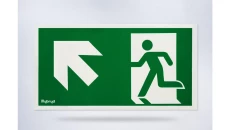 Piktogram folia biała, wzór prosty, 153x337 mm - PI26