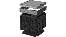 Studnia kompaktowa z poliwęglanu EK388K1 (SK2) pokrywa wybetonowana B125 BP-102242