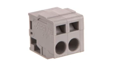 Listwa zaciskowa do płytek drukowanych 2-biegunowa szara raster 5mm 739-102 /100szt./