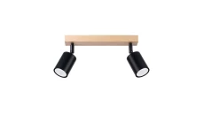 Plafon VERDO 2 czarny