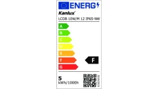Taśma LED 12V LCOB 10W/M 12 IP65-NW 950lm/m 4000K Ra90 IP65 rolka 5mb Ra90 3 lata Gwarancji 37233