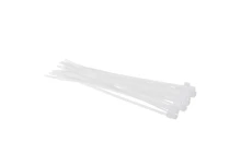 Opaska taśma trytytka zaciskowa kablowa 200x4,6mm biała 100szt / 08296