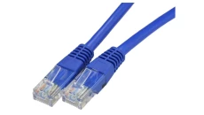 Patchcord UTP kat.6 kabel sieciowy LAN 2x RJ45 linka niebieski 1m