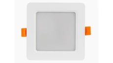 LED line LITE Downlight Plafon MOLLY 9W 830lm 3000K ciepła kwadrat podtynk 3 lata gwar.