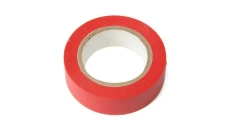 Taśma izolacyjna PVC czerwona 0,13 x 19mm x 25m / 25221