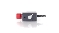 20P3106, wyłącznik silnikowy 3 f z wtykiem zasilającym 3P+N+Z 16A, sterowanie pokrętłem, zakres nastaw 4,0-6,3A