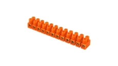 Złączka listwa zaciskowa 12-torowa 2,5mm2 pomarańczowa / 34577