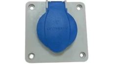 Gniazdo tablicowe 10/16A 2P+Z SCHUKO 230V niebieskie IP54