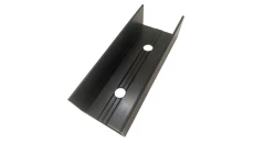 Łącznik szyn montażowych L:100mm czarny