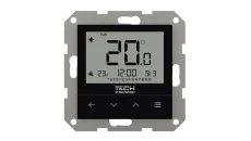 TECH F-4Z V2 - Regulator pokojowy bezprzewodowy doramkowy kolor czarny
