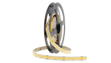 Taśma LED COB 12VDC 9W/1mb 2700K ciepła biała 730lm/1mb 320 chip CRI: Ra90 ciągła linia światła IP20 - 1m (cięta z rolki 25m)