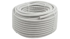 RURA PESZEL KARBOWANA 50mm SZARA Z PILOTEM 25M