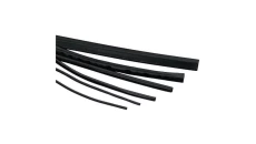 Koszulka termokurczliwa 2mm 1m czarna rurka